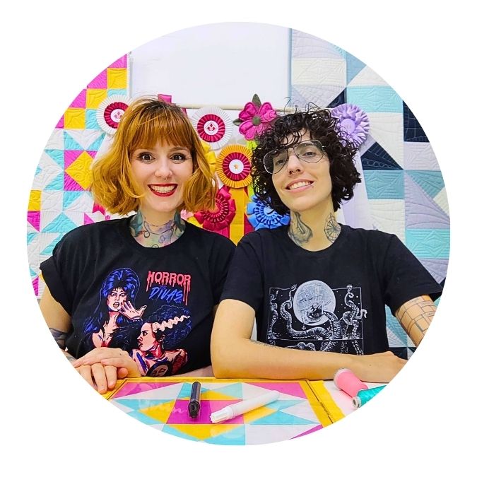 Orbital Quilting award-winning teachers aline bugarin and natasha bugarin